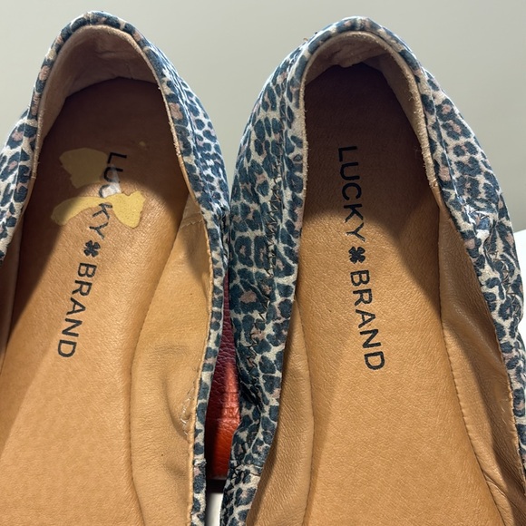 Lucky Brand Animal Print Flats - Picture 3 of 7